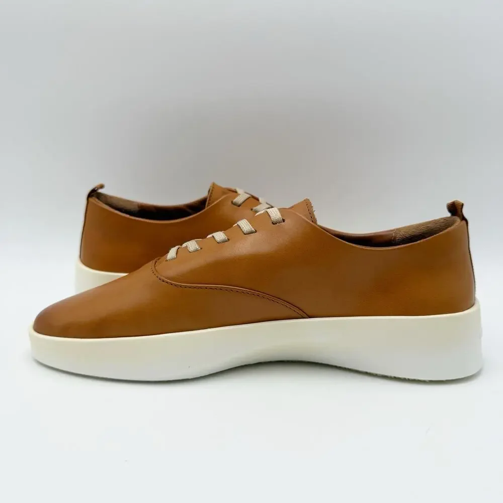 Wolf & Shepherd Cruise Lace Up Sneakers Mens 4.5 Womens 6 Tan Nubuck NIB